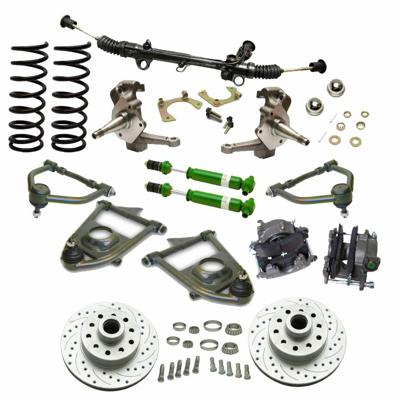 Hot Rat Rod Mustang II Power Front Suspension Drop Kit