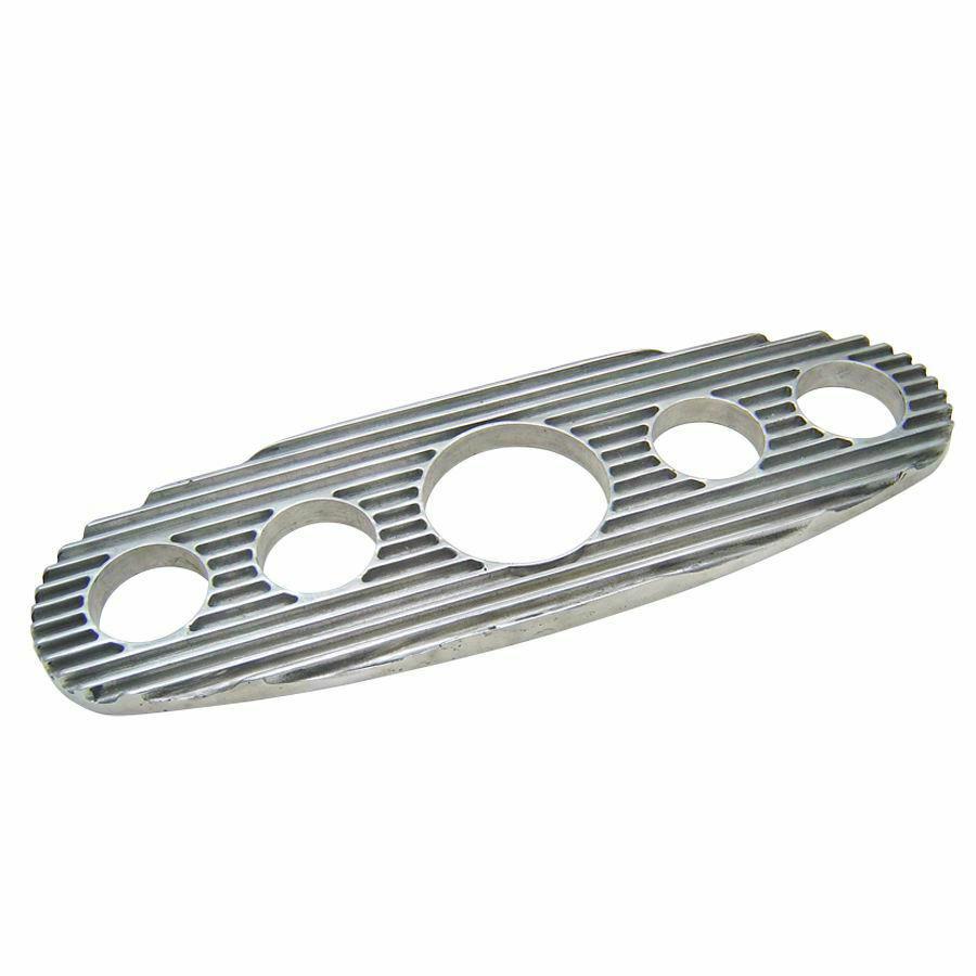 ALUMINUM DASH INSERT 5 gauge holes interior hot street rat rod 32 ford